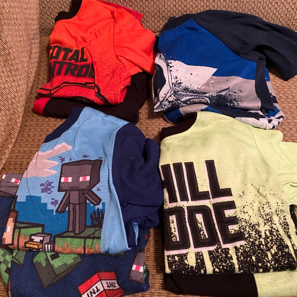 Boys summer pajama bundle